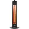 VEVOR Infrared Heater, 1500W Oscillation Electric Space Heater, Patio Heater w/ 2 Speeds & Timer, Outdoor/Outdoor for Bedroom,Studio,Porch,Dining Room