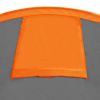 Camping Tent 4 Persons Gray and Orange