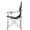 Medium Camping Chair Fishing Chair Folding Chair Black Gray