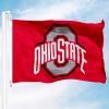 NCAA Ohio State Buckeyes College 3x5 ft Foot Flag with 2 brass Grommets Outdoor Flag for Flagpole Home Backyard or Garden