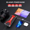 DBPOWER 3000A/80.66Wh Portable Car Jump Starter (UP to 10.0L Gas/8.0L Diesel Engines) 12V Auto Lithium-Ion Battery Booster with Smart Clamp Cables