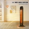 VEVOR Infrared Heater, 1500W Oscillation Electric Space Heater, Patio Heater w/ 2 Speeds & Timer, Outdoor/Outdoor for Bedroom,Studio,Porch,Dining Room