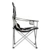 Medium Camping Chair Fishing Chair Folding Chair Black Gray