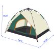 Camping dome tent is suitable for 2~3 people, waterproof, spacious, portable backpack tent, suitable for outdoor camping,hiking