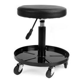 Hyper Tough Black Rolling Automotive Creeper Stool, 300-lb, Model 51016, Product Weight- 11.7 lb