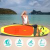 Free Shipping Dropshipping  SUP Stand Up Paddle Board SUPFW27B 335*84*15cm Inflatable Paddleboard Soft Top Surfboard with ISUP Sup Board Surf Board Wa