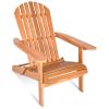 Eucalyptus Chair Foldable Outdoor Wood Lounger Chair