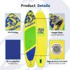 Free Shipping Dropshipping SUPFW28D  US WAREHOUSE SUP Stand Up Paddle Board  350*87*15cm Inflatable Paddleboard  Surfboard with ISUP Sup Board Surf Bo