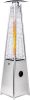 Delta X5 Pyramid Patio Heater, 40,000BTU Outdoor Patio Heater, Quartz Glass Tube Propane Heaters for Patio with Wheels, Triple Protection System