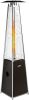 Delta X5 Pyramid Patio Heater, 40,000BTU Outdoor Patio Heater, Quartz Glass Tube Propane Heaters for Patio with Wheels, Triple Protection System