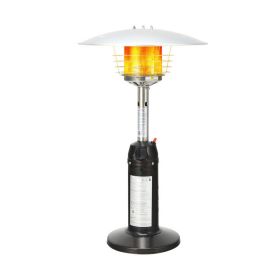 11,000 BTU Portable Tabletop Propane Patio Standing Heater (Color: as show)