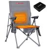 ANTARCTICA GEAR Heated Camping Chair with 12V 16000mAh Battery Pack, Heated Portable Chair, Perfect for Camping, Outdoor Sports, Picnics