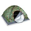 4 Persons Camping Waterproof Tent Pop Up Tent Instant Setup Tent w/2 Mosquito Net Doors Carrying Bag Folding 4 Seasons