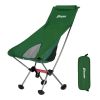 Folding Camping Chair Stable Lightweight Portable Compact for Outdoor Camp Travel, Beach, Picnic Festival Hiking Backpacking Supports 300Lbs