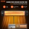 VEVOR Infrared Heater, 1500W Remote Control Electric Space Heater, LED Screen Patio Heater w/ 3 Speeds & Timer, Outdoor/Outdoor for Porch,Dining Room