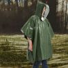 Emergency Rain Poncho Weather Proof Outdoor Survival Camping Gear