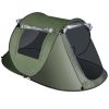 Pop Up Tent Automatic Setup Camping Tent Waterproof Instant Setup Tent with 4 Mosquito Net Windows Carrying Bag for Hiking Climbing Adventure Fishing