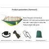 Camping Hammock with Mosquito Net, Portable Double Hammock Tent Load Two People with 2 Straps, Best for Outdoor Garden Hiking Travel