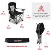 SUNNYFEEL XL Oversized Camping Chair, Folding Camp Chairs for Adults Heavy Duty Big Tall 300 LBS