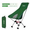 Folding Camping Chair Stable Lightweight Portable Compact for Outdoor Camp Travel, Beach, Picnic Festival Hiking Backpacking Supports 300Lbs