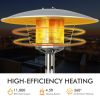 11,000 BTU Portable Tabletop Propane Patio Standing Heater