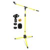 5 Core Tripod Mic Stand Floor Adjustable 18 to 72 Inches Heavy Duty Boom Arm Holder Microphone Stands Pedestal Para Microfono for Singing - MS 080 YLW