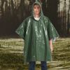 Emergency Rain Poncho Weather Proof Outdoor Survival Camping Gear