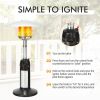 11,000 BTU Portable Tabletop Propane Patio Standing Heater